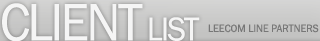 CLIENT LIST - LEECOM LINE PARTNERS